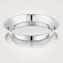 VINOD Stainless Steel Parat with Mirror Finish, Highest Grade Steel, Tough Strong Build, Easy to Clean and Rust Free - No. 14