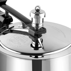 Vinod Europa Stainless Steel Handi Shape Inner Lid Pressure Cooker (Induction - Friendly)