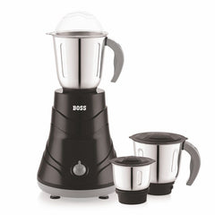 BOSS Alpha 750W Mixer Grinder with Powerful Motor, 3 SS Jars, 5 years warranty