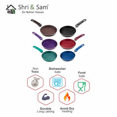 Aluminium 6 PCS Mini Fry Pan Caldera
