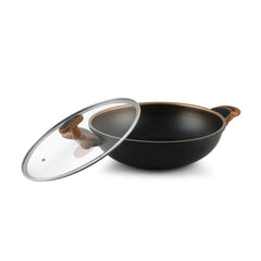 Aluminium Kadhai with Glass Lid Eliza