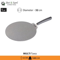 Aluminium Non - Stick Multi Tawa NEW Primestone