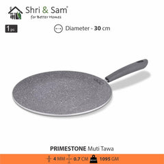 Aluminium Non - Stick Multi Tawa Primestone