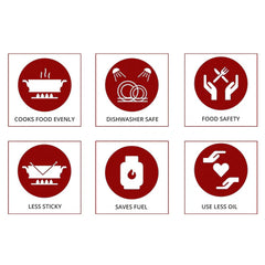 Doniv Titanium Triply Stainless Steel Pressure Cookers , Outer Lid, Induction Friendly