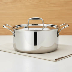 Doniv Titanium Triply Stainless Steel Sauce Pot with Cover