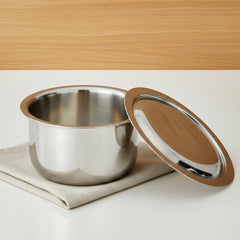 Doniv Titanium Triply Stainless Steel Tope with Cover , Induction Friendly