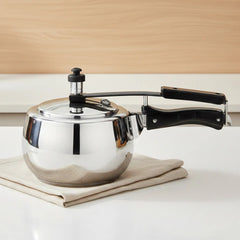 Doniv Stainless Steel Sandwich Bottom Pressure Cooker With Inner Lid (Amaze Series) – Induction Friendly