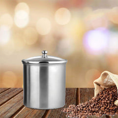 Jagdamba Cutlery Pvt Ltd. Serveware Candy Storage Canister with Air light Glass lid - 1400 ML