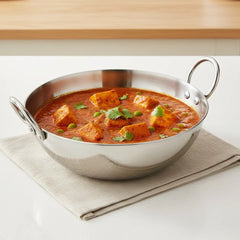 Vinod – Claro Heavy Gauge Stainless Steel Kadai (Plain), 2.5 mm