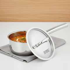 Doniv Stainless Steel Majestic Sandwich Bottom Sauce Pan – Induction Friendly