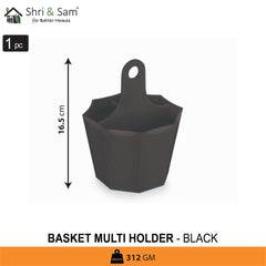 Multi Holder Black Basket