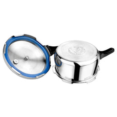 Doniv Titanium Triply Stainless Steel Pressure Cookers, Outer Lid, Induction Friendly