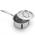 Doniv Titanium Triply Stainless Steel Sauce Pan with Cover Induction Friendly