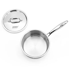 85 Pieces Deluxe Dinner Set for Eight Persons with Free Doniv Sauce Pan Perfect for Weddings and Family Gifting