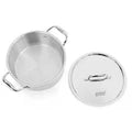 Doniv Titanium Triply Stainless Steel Sauce Pot with Cover
