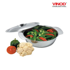 Vinod Stainless Steel Royal Veg Serving Dish with Cover
