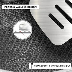 Vinod Platinum Triply Stainless Steel SAS Pro FryPan (Induction Friendly)