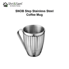 SNOB Step Stainless Steel Coffee Mug