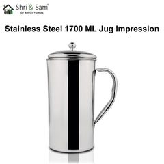 Stainless Steel 1700 ML Jug Impression