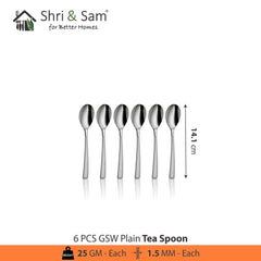 Stainless Steel 18 PCS Cutlery Set (without knife) GSW Plain