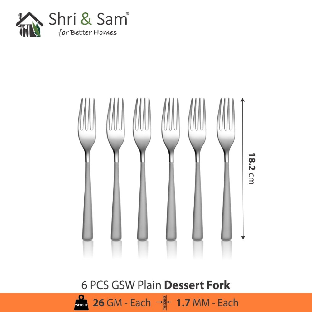 Stainless Steel 18 PCS Cutlery Set (without knife) GSW Plain