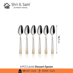 Stainless Steel 18 PCS Cutlery Set (without knife) Lavish