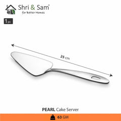 Stainless Steel 2 PCS Serving Set Pearl