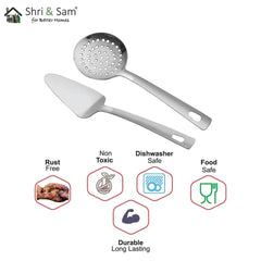 Stainless Steel 2 PCS Serving Tools LD
