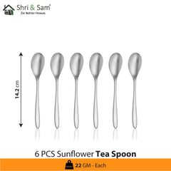 Stainless Steel 24 PCS Cutlery Set Sunflower