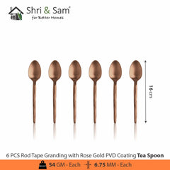 Stainless Steel 24 PCS Cutlery Set with PVD Coating Rod Tape Granding