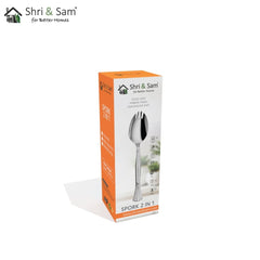 Stainless Steel 6 PCS Cutlery Spork 2 IN 1