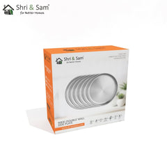 Stainless Steel 6 PCS Double Wall Side Plate Nikki