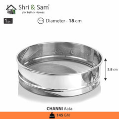 Stainless Steel Aata Channi