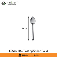 Stainless Steel Basting Spoon Solid Essential