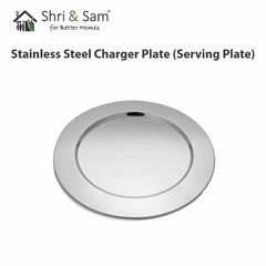 Stainless Steel Charger Plate (Serving Plate)