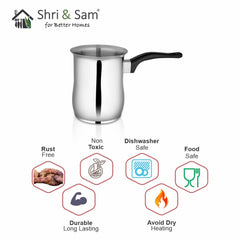 Stainless Steel Coffee Warmer with Sandwich Bottom