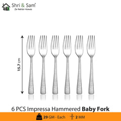 Stainless Steel Cutlery Impressa Hammered
