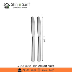 Stainless Steel Cutlery Lotus Plain