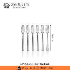 Stainless Steel Cutlery Lotus Plain