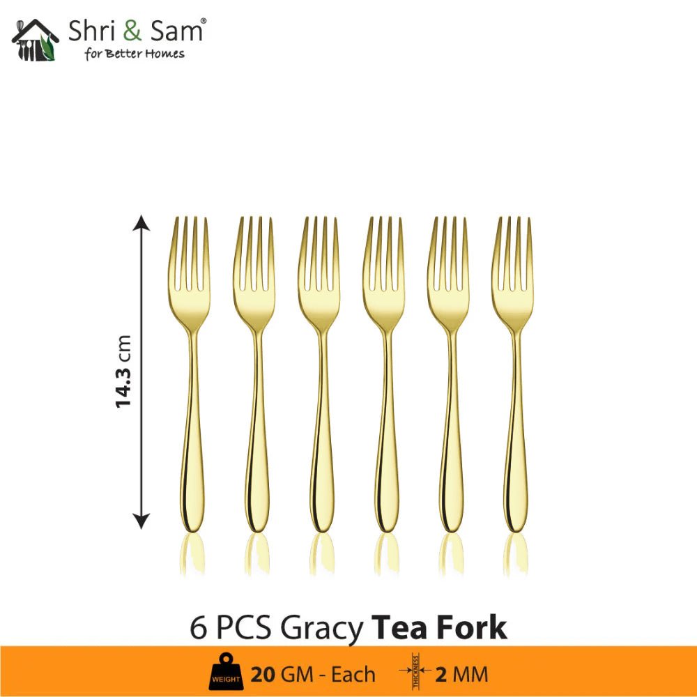 Stainless Steel Cutlery with Champagne Gold PVD Coating Gracy