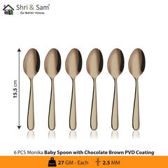 Stainless Steel Cutlery with Chocolate Brown PVD Coating Monika