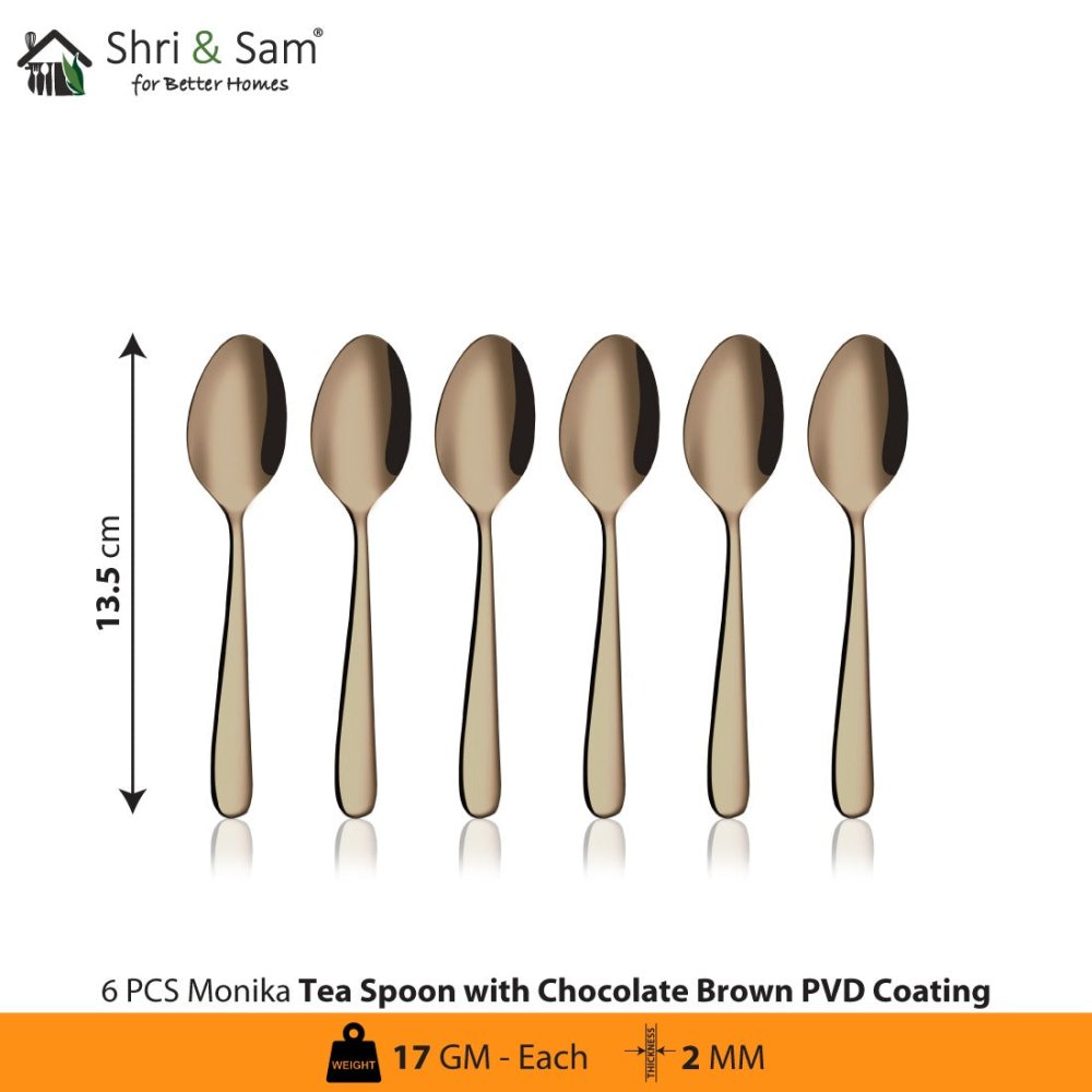 Stainless Steel Cutlery with Chocolate Brown PVD Coating Monika