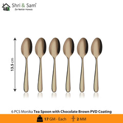 Stainless Steel Cutlery with Chocolate Brown PVD Coating Monika