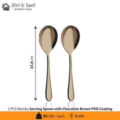 Stainless Steel Cutlery with Chocolate Brown PVD Coating Monika