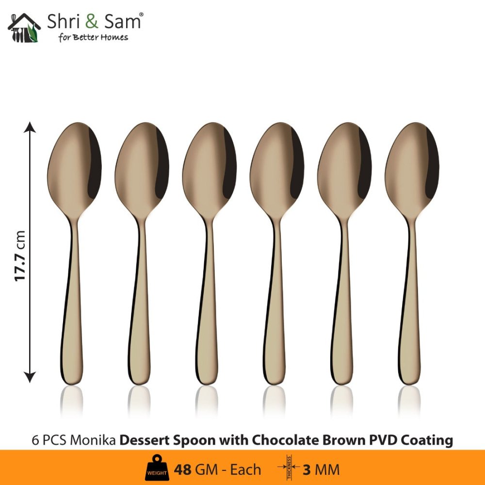 Stainless Steel Cutlery with Chocolate Brown PVD Coating Monika