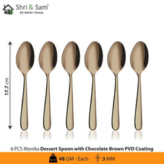 Stainless Steel Cutlery with Chocolate Brown PVD Coating Monika