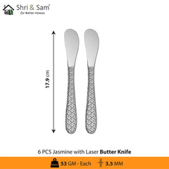 Stainless Steel Cutlery with Laser 1 Jasmine