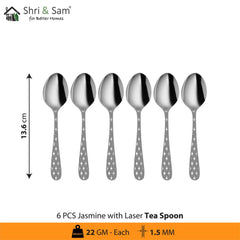 Stainless Steel Cutlery with Laser 2 Jasmine