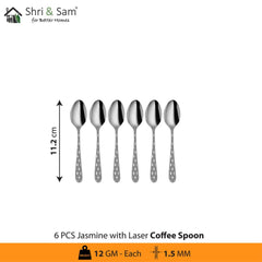 Stainless Steel Cutlery with Laser 2 Jasmine