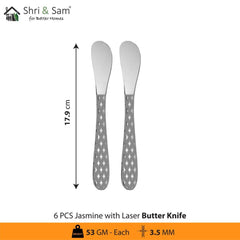 Stainless Steel Cutlery with Laser 2 Jasmine